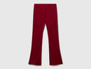 Flared Leggings - Wine