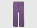 Flared Leggings - Purple