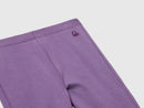 Flared Leggings - Purple