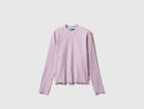 Girls Ribbed T-Shirt - Lilac