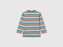 Boys Stripe Long Sleeve T-Shirt - Navy Stripe