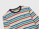 Boys Stripe Long Sleeve T-Shirt - Navy Stripe