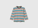 Boys Stripe Long Sleeve T-Shirt - Navy Stripe