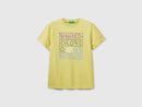 Boys Logo Print Short Sleeve T-Shirt - Lime