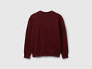 Boys Logo Print Sweatshirt - Maroon