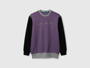 Boys Logo Print Sweatshirt - Purple