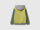 Boys Pouch Pocket Hoodie - Lime Green