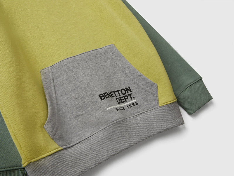 Boys Pouch Pocket Hoodie - Lime Green