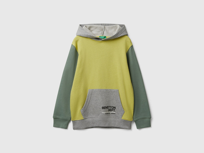 Boys Pouch Pocket Hoodie - Lime Green