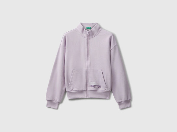 Girls Pouch Pocket Ziptop - Lilac