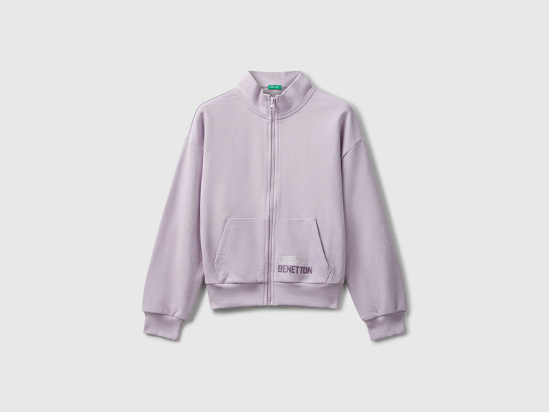 Girls Pouch Pocket Ziptop - Lilac