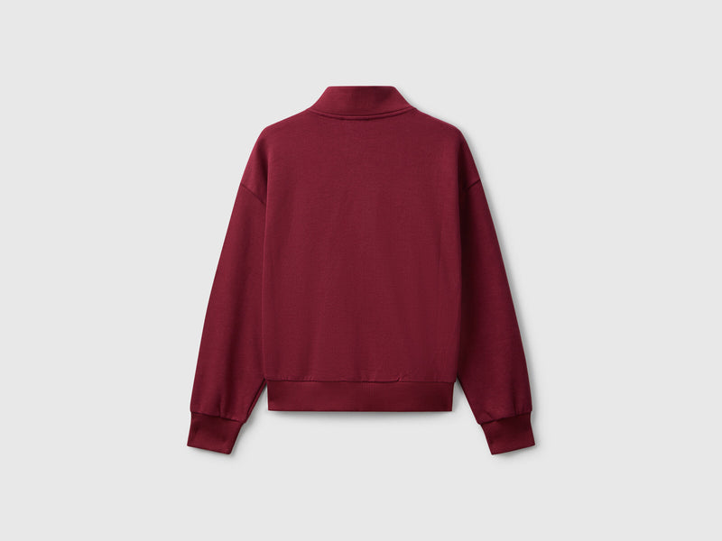 Girls Pouch Pocket Ziptop - Wine