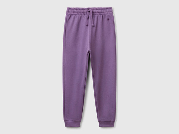 Girls Cuff Joggers - Purple
