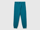 Boys Cuff Joggers - Petrol Blue