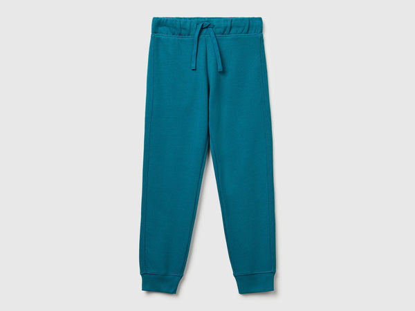 Boys Cuff Joggers - Petrol Blue