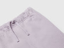 Girls Cuff Joggers - Lilac