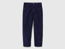 Boys 5 Pocket Cord Jean - Navy