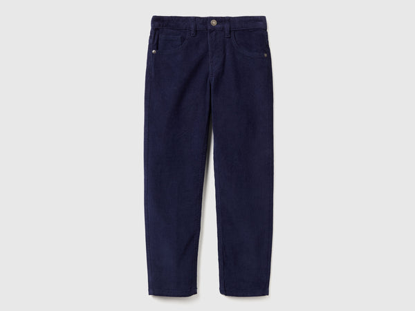 Boys 5 Pocket Cord Jean - Navy
