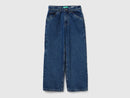 Boys Cargo Pocket Straight Jean - Denim