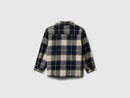 Boys Check Flannel Shirt - Black