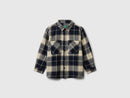 Boys Check Flannel Shirt - Black