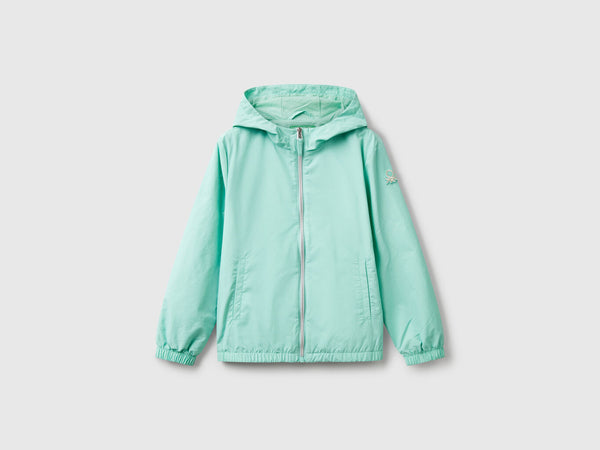 Junior Girls Rain Defender Jacket - Mint