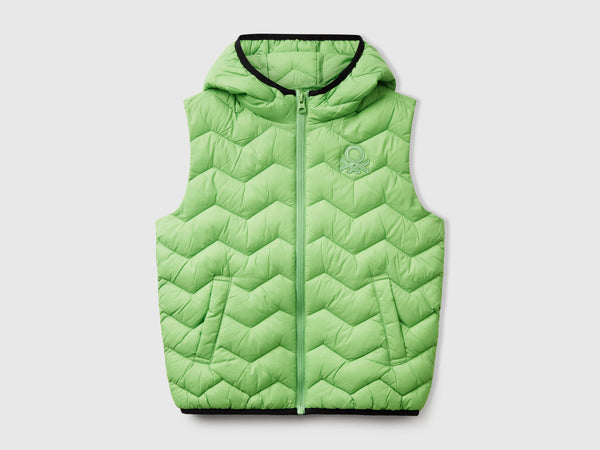 Junior Boys Padded Gilet - Green