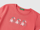 Girls Logo T-Shirt - Coral