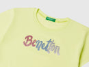 Girls Logo T-Shirt - Lime