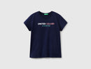 Girls Logo T-Shirt - Navy