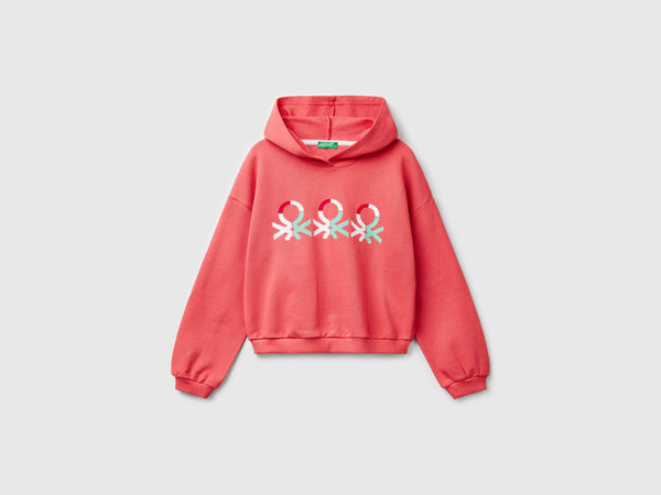Girls Hoodie - Coral