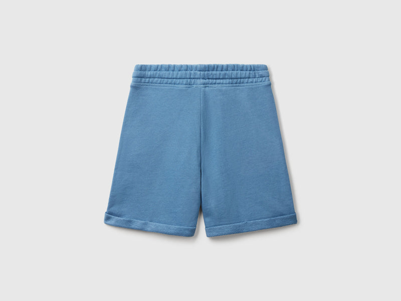 Junior Boys Jog Shorts - Petrol Blue