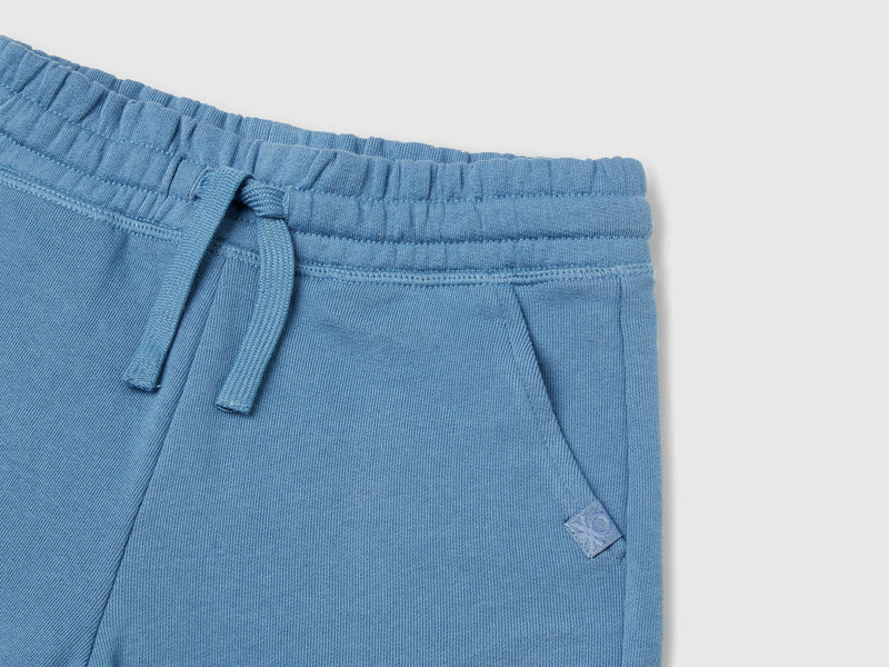 Junior Boys Jog Shorts - Petrol Blue