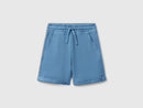 Junior Boys Jog Shorts - Petrol Blue