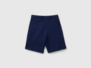 Junior Boy Jog Shorts - Navy
