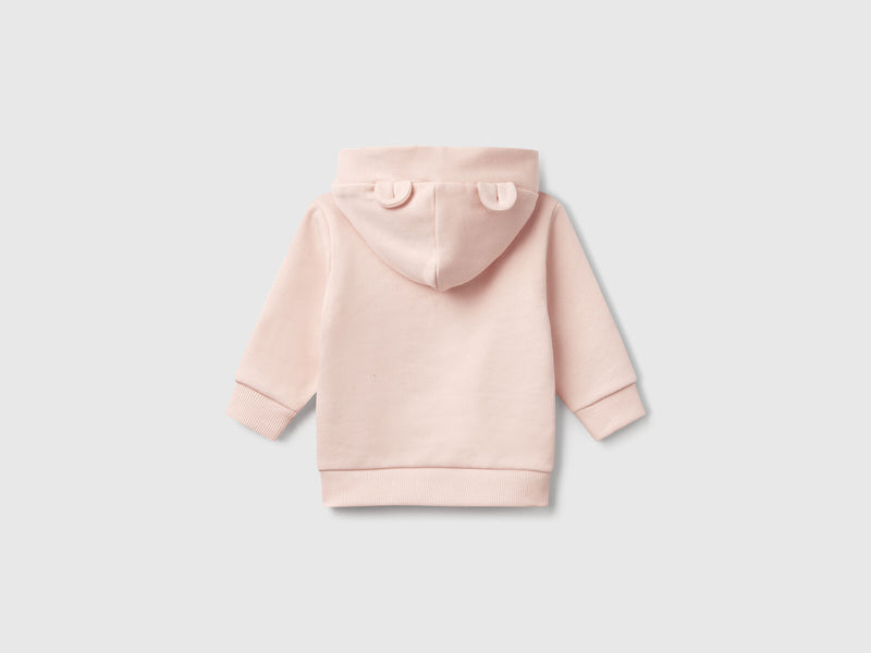 Zip Hoodie - Soft Pink