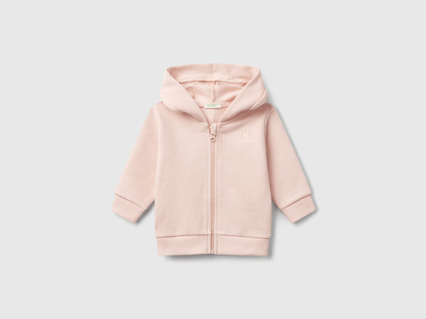 Zip Hoodie - Soft Pink