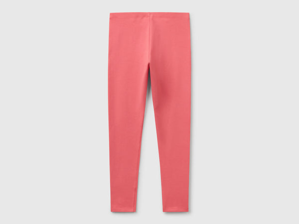Girls Leggings - Coral