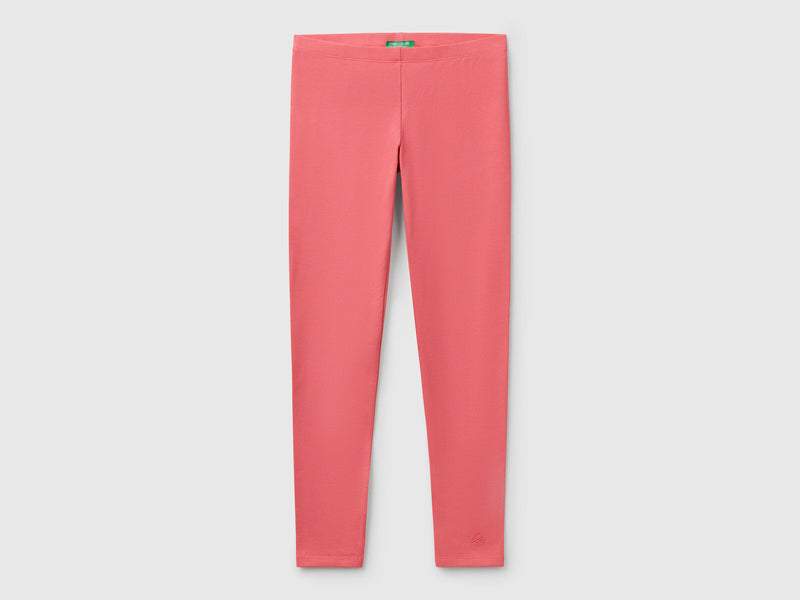 Girls Leggings - Coral