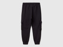 Boys Be Toyko Cargo Pocket Jogger - Black