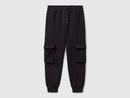 Boys Be Toyko Cargo Pocket Jogger - Black