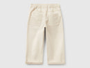 Boys Cuffed Non Denims - Beige