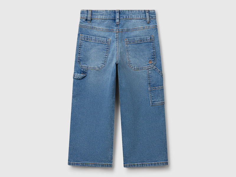 Boys Cargo Pocket Jean - Denim