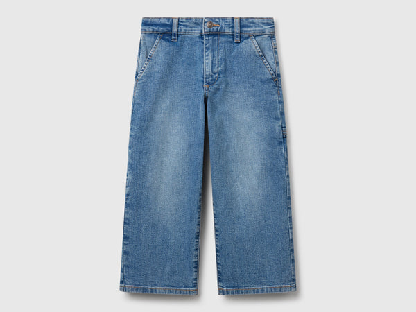 Boys Cargo Pocket Jean - Denim