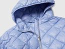 Girls Diamond Hooded Jacket - Lavender