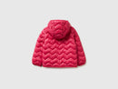 Girls Hooded Puffer Jacket - Watermelon