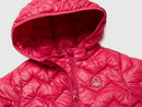 Girls Hooded Puffer Jacket - Watermelon