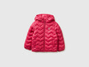 Girls Hooded Puffer Jacket - Watermelon
