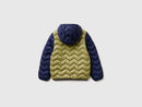 Boys Padded Jacket - Olive & Navy