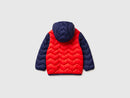 Boys Padded Jacket - Red & Navy